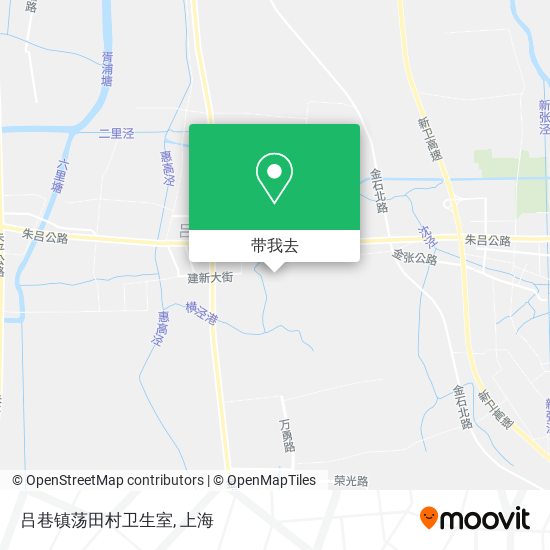 吕巷镇荡田村卫生室地图