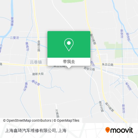 上海鑫琦汽车维修有限公司地图