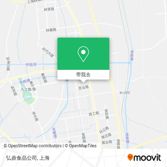 弘鼎食品公司地图