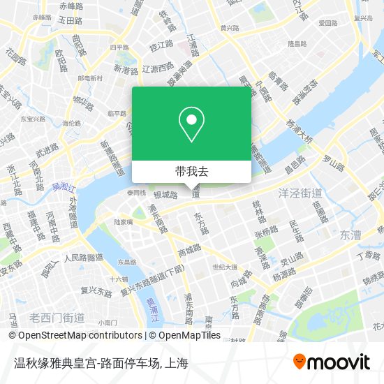 温秋缘雅典皇宫-路面停车场地图