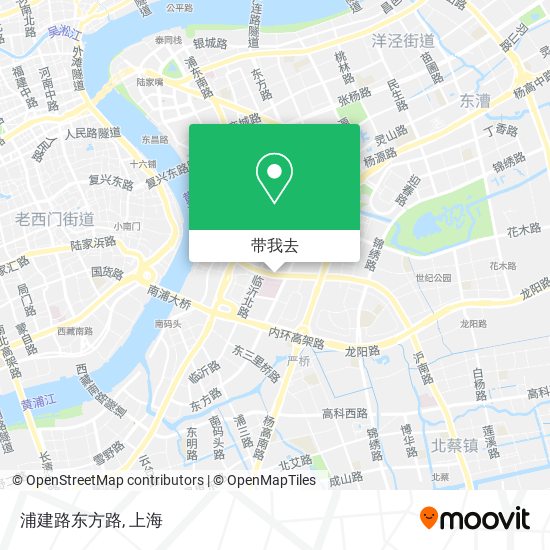 浦建路东方路地图