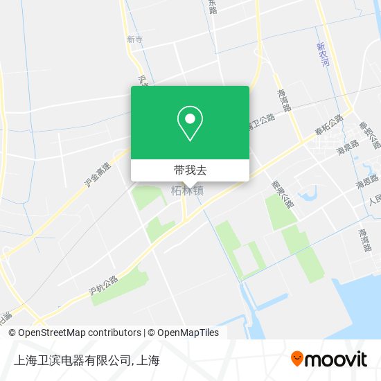 上海卫滨电器有限公司地图