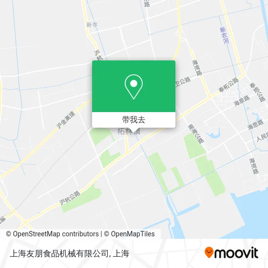 上海友朋食品机械有限公司地图