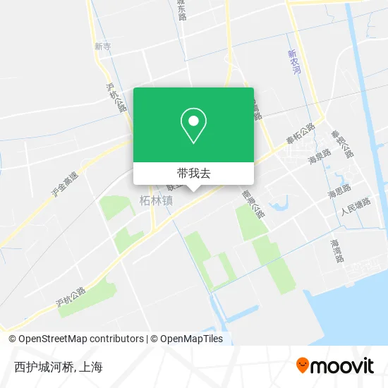 西护城河桥地图