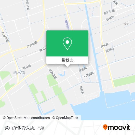 黄山菜饭骨头汤地图