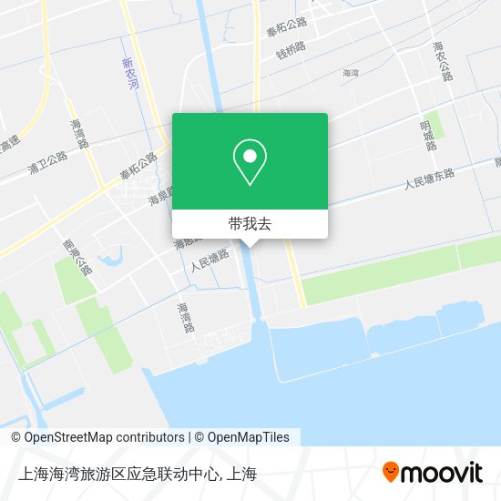 上海海湾旅游区应急联动中心地图