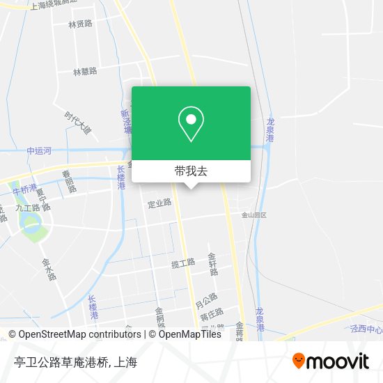 亭卫公路草庵港桥地图