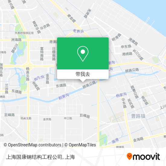 上海国康钢结构工程公司地图