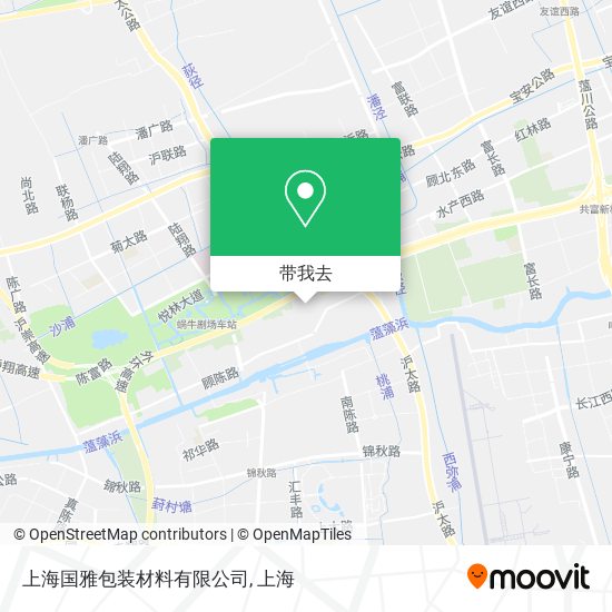 上海国雅包装材料有限公司地图