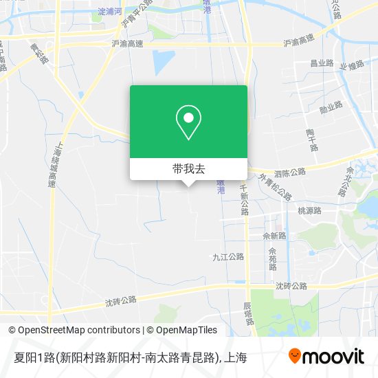 夏阳1路(新阳村路新阳村-南太路青昆路)地图