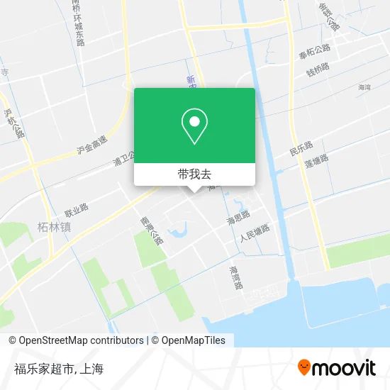 福乐家超市地图