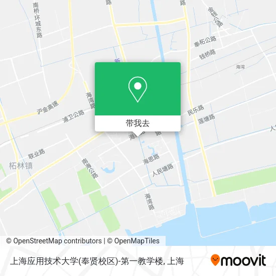 上海应用技术大学(奉贤校区)-第一教学楼地图