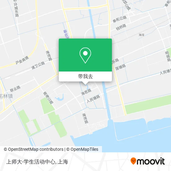 上师大-学生活动中心地图