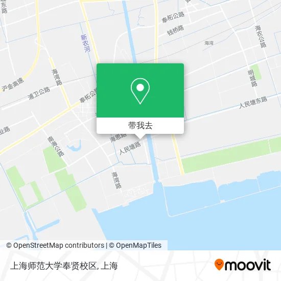 上海师范大学奉贤校区地图
