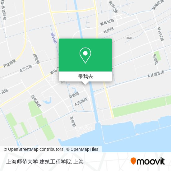 上海师范大学-建筑工程学院地图