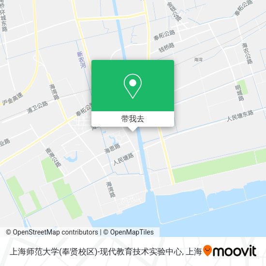 上海师范大学(奉贤校区)-现代教育技术实验中心地图
