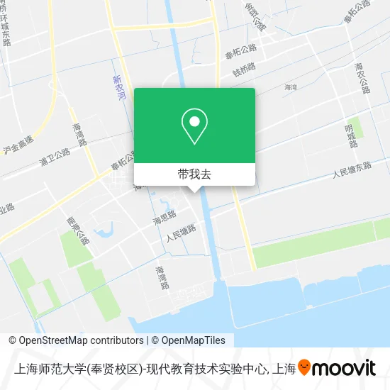 上海师范大学(奉贤校区)-现代教育技术实验中心地图