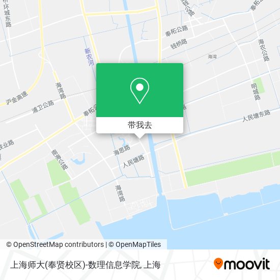 上海师大(奉贤校区)-数理信息学院地图