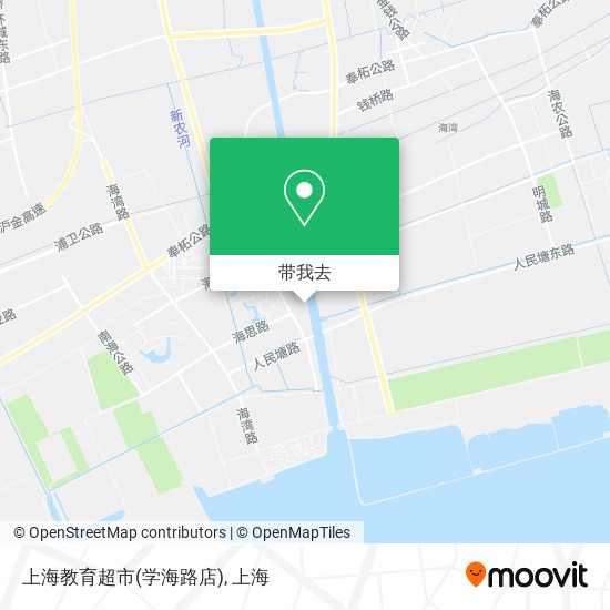 上海教育超市(学海路店)地图