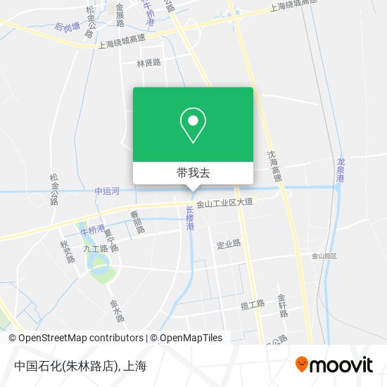 中国石化(朱林路店)地图