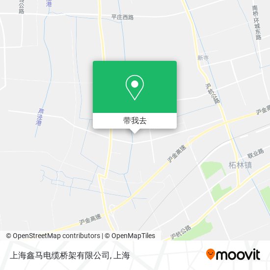 上海鑫马电缆桥架有限公司地图