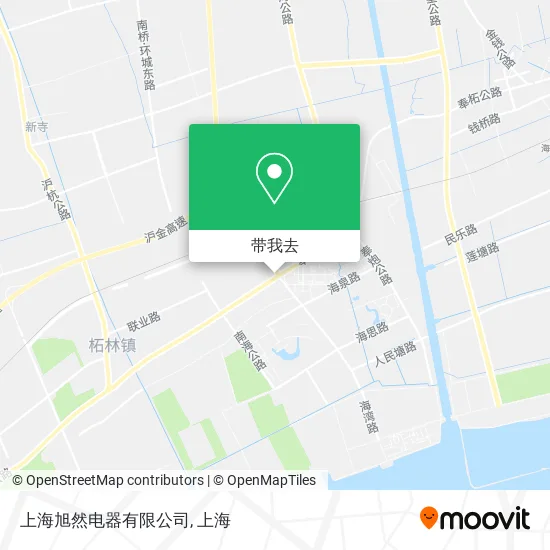 上海旭然电器有限公司地图
