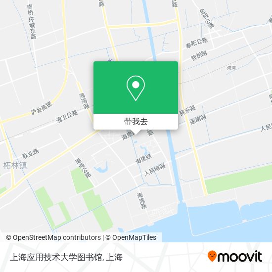 上海应用技术大学图书馆地图