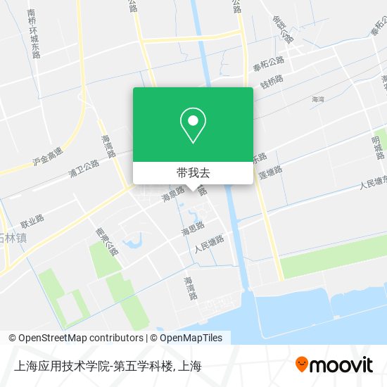 上海应用技术学院-第五学科楼地图