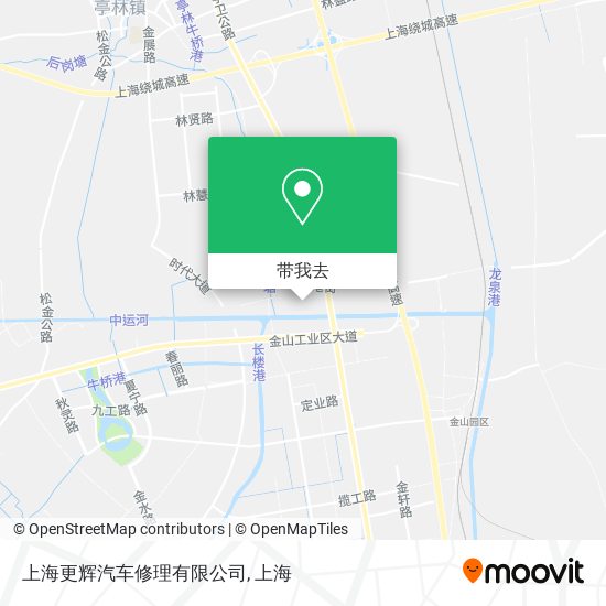 上海更辉汽车修理有限公司地图