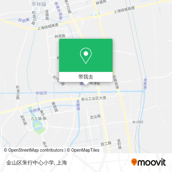 金山区朱行中心小学地图