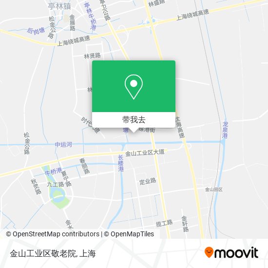 金山工业区敬老院地图