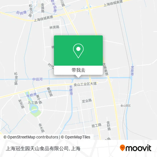 上海冠生园天山食品有限公司地图