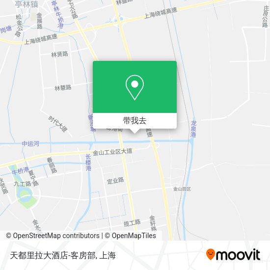 天都里拉大酒店-客房部地图