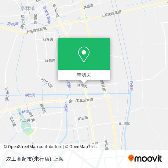 农工商超市(朱行店)地图