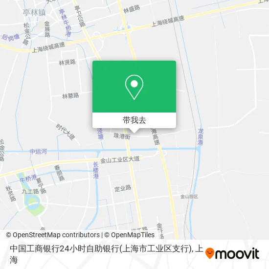 中国工商银行24小时自助银行(上海市工业区支行)地图
