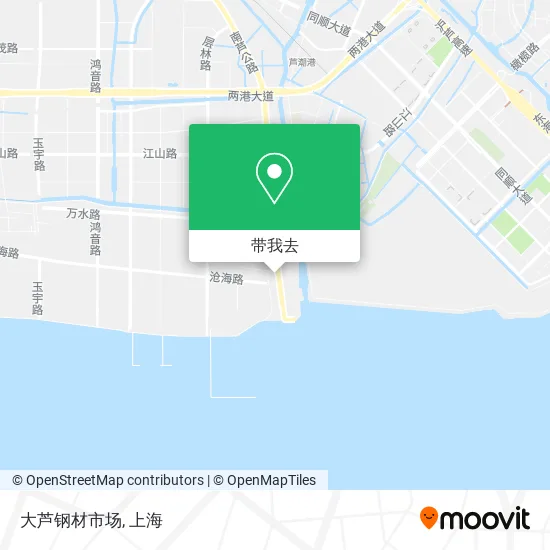 大芦钢材市场地图