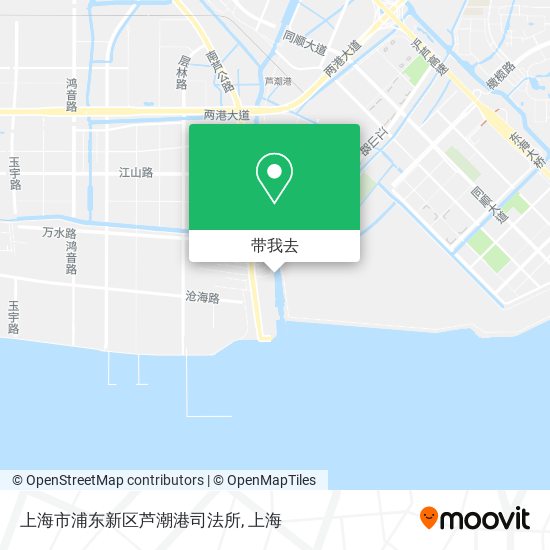 上海市浦东新区芦潮港司法所地图