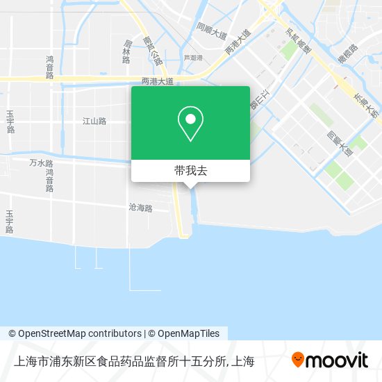 上海市浦东新区食品药品监督所十五分所地图