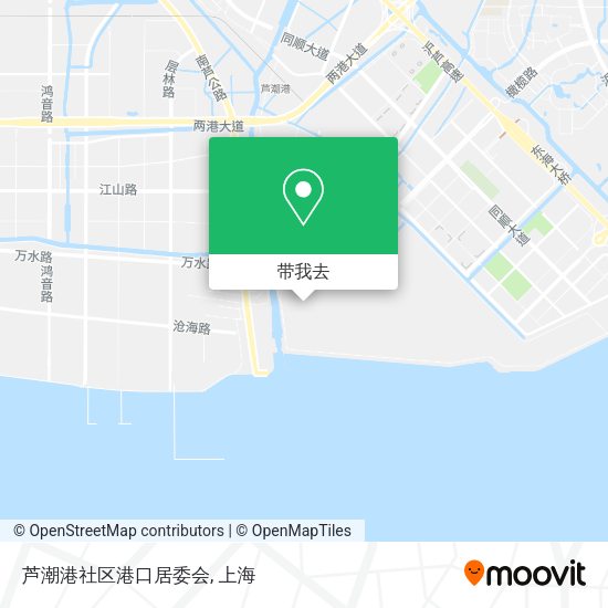 芦潮港社区港口居委会地图