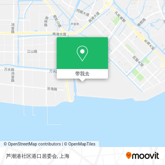 芦潮港社区港口居委会地图