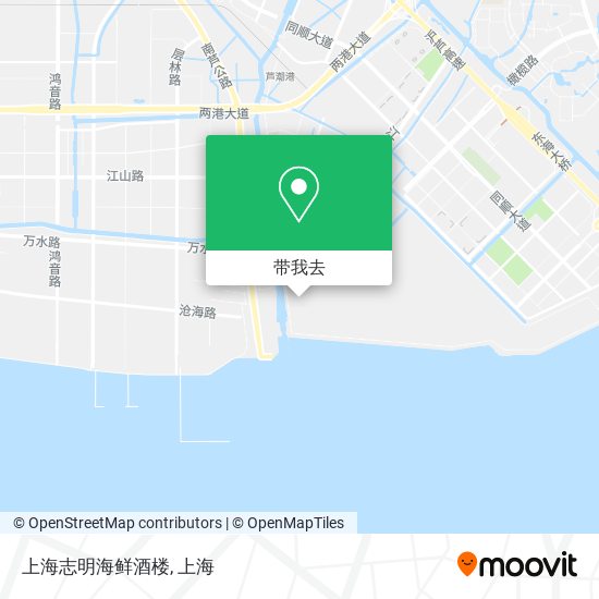 上海志明海鲜酒楼地图