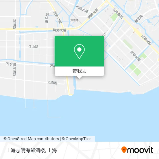 上海志明海鲜酒楼地图