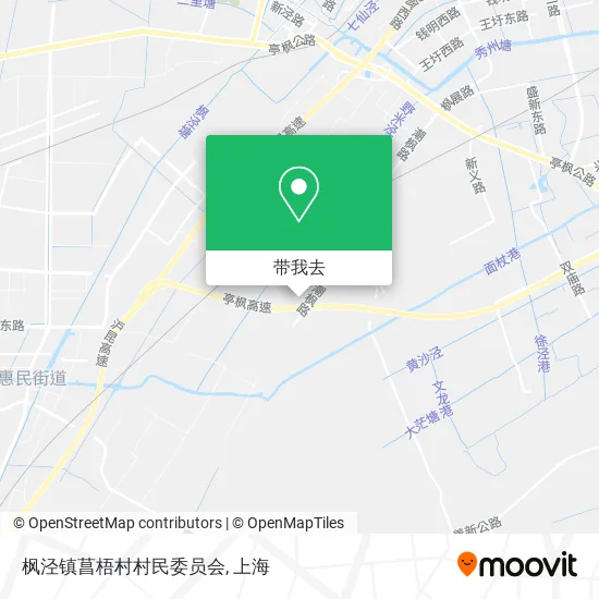 枫泾镇菖梧村村民委员会地图