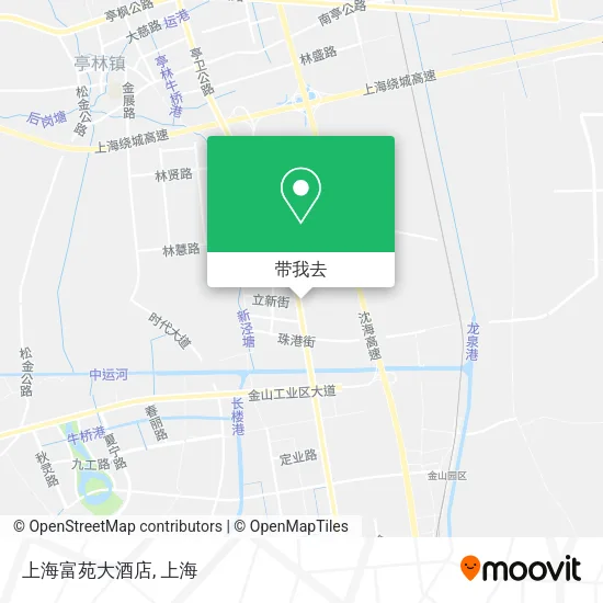 上海富苑大酒店地图