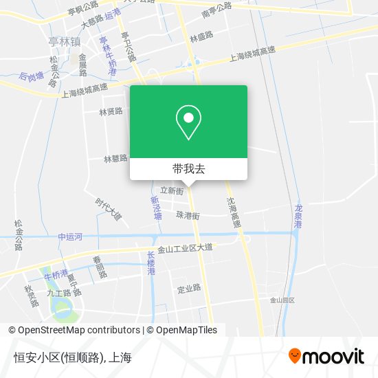 恒安小区(恒顺路)地图