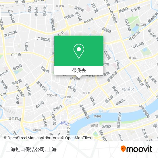 上海虹口保洁公司地图