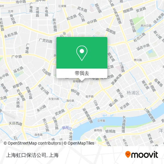上海虹口保洁公司地图