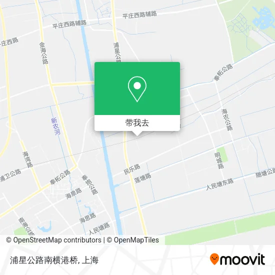 浦星公路南横港桥地图