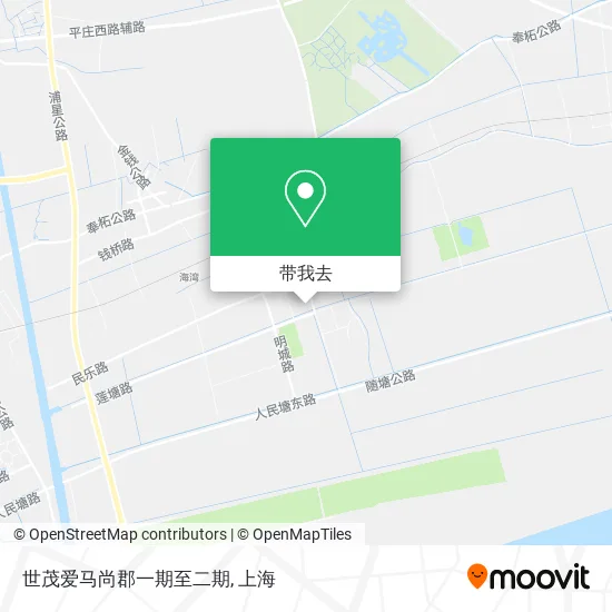 世茂爱马尚郡一期至二期地图