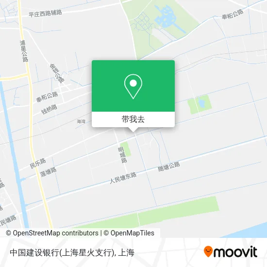 中国建设银行(上海星火支行)地图
